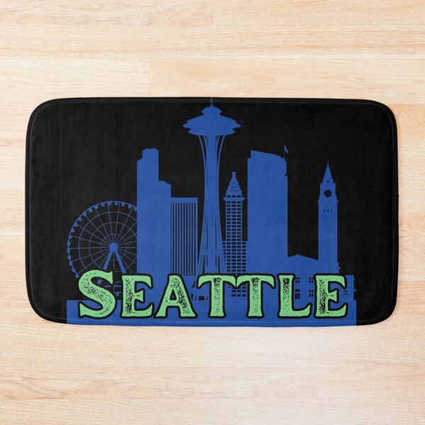 Artikelvorschau, Skyline von Seattle entworfen und verkauft von Blue-Dazzle.