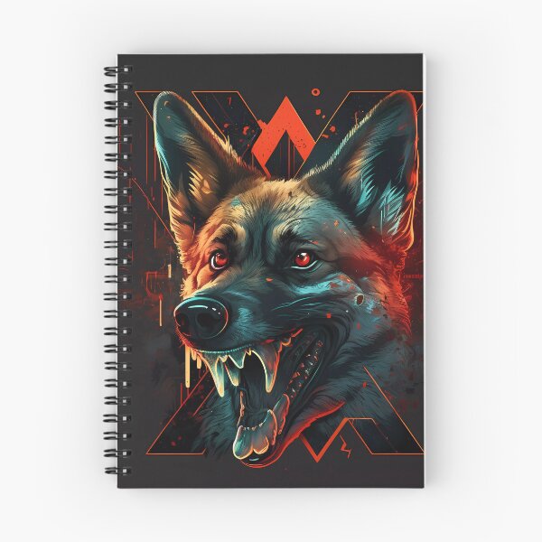 Item preview, “Ferocity of the German Shepherd” designed and sold by Art-Vortex-fr.