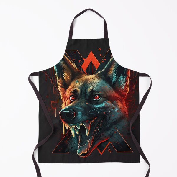 Item preview, “Ferocity of the German Shepherd” designed and sold by Art-Vortex-fr.