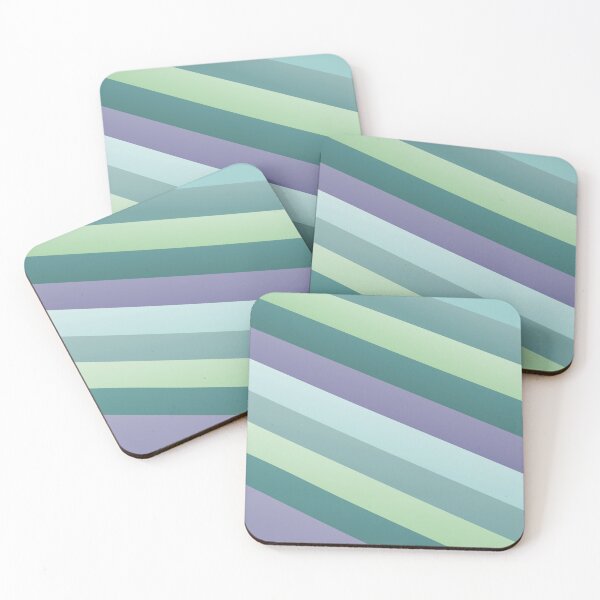 Item preview, Varied Striped Lines Parallel Rainbow Color Strips designed and sold by EvergreenMotifs.