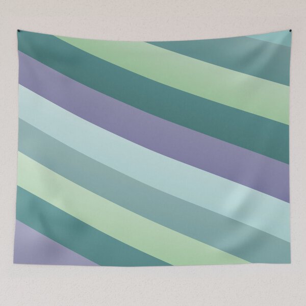 Item preview, Varied Striped Lines Parallel Rainbow Color Strips designed and sold by EvergreenMotifs.