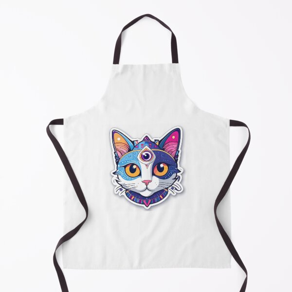 Item preview, Psychic Cat Sticker designed and sold by CatStickershere.