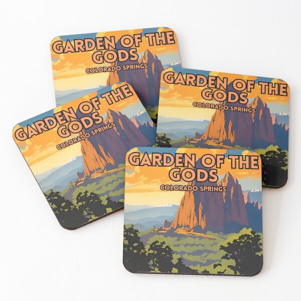 Item preview, Garden of the Gods Colorado Springs Vintage designed and sold by ZionPosteria.
