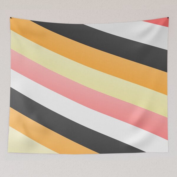 Item preview, Varied Striped Lines Parallel Rainbow Color Strips designed and sold by EvergreenMotifs.