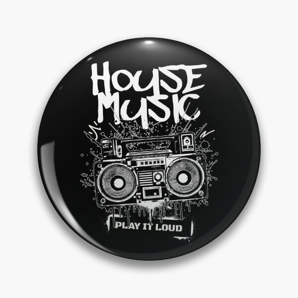 Item preview, HOUSE MUSIC  - Boom box Graffiti (white)  designed and sold by Discothreadz.