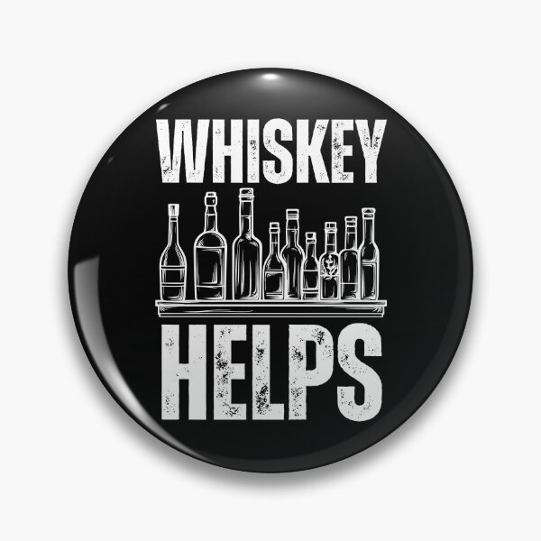 Item preview, Whiskey Lover's Delight: 'Whiskey Helps' Fun Design designed and sold by Blacki3.