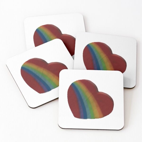 Item preview, Rainbow heart eraser 1980s designed and sold by Lauracolleen3.