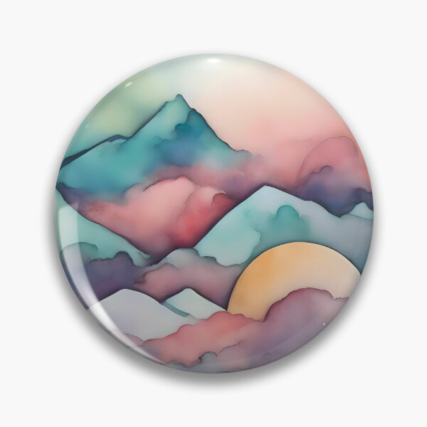 Item preview, Ethereal Mountain Sunrise designed and sold by SavvyJuanDesign.