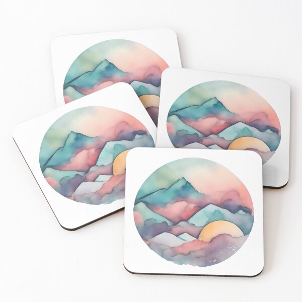 Item preview, Ethereal Mountain Sunrise designed and sold by SavvyJuanDesign.