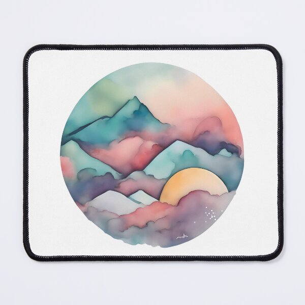 Item preview, Ethereal Mountain Sunrise designed and sold by SavvyJuanDesign.