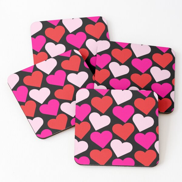 Item preview, Cute Pink Hearts Valentine's Day Pattern designed and sold by Creative Brat Design Studio.