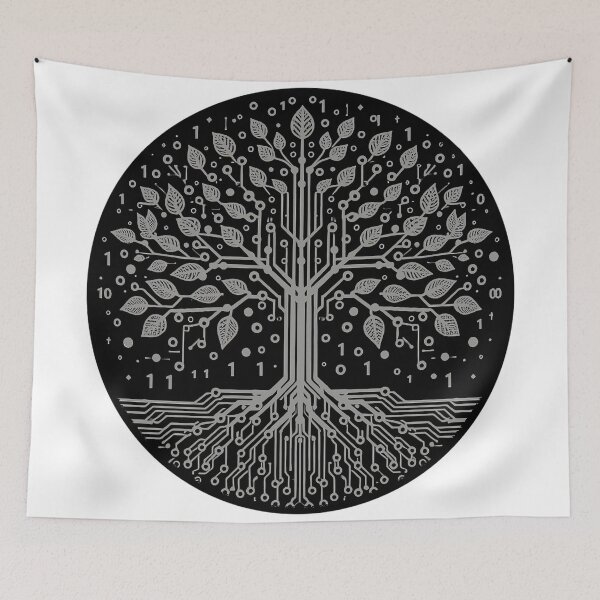 Item preview, AI Tree of Life in Digital Realm designed and sold by SportsT-Shirts.