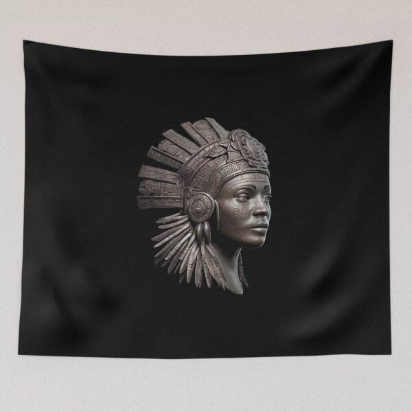 Item preview, Mayan Woman Face Minimalist designed and sold by YoungMind95.