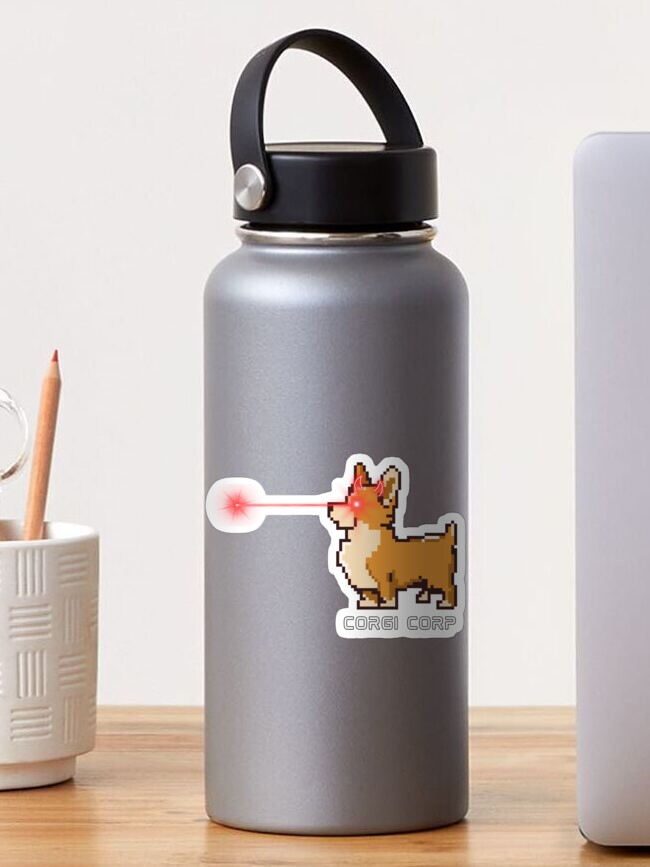 Thumbnail 1 of 3, Sticker, Corgi Corp Red Team designed and sold by zeroday504.