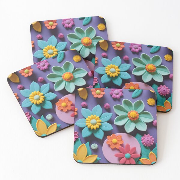 Item preview, flower, clay, colors, background, illustration designed and sold by NAVAL00.
