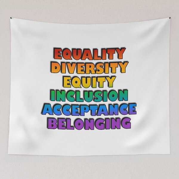 Item preview, Equality Diversity Equity Inclusion  Acceptance Belonging designed and sold by Inspirationmotivation.