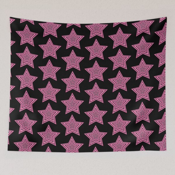 Item preview, Black and Pink Y2K Aesthetic Star designed and sold by Creative Brat Design Studio.