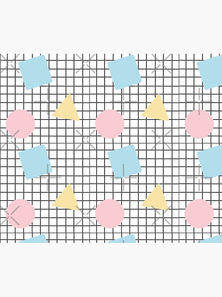 Aesthetic Grid Shapes Tapestry For Sale By Rocket To Pluto Redbubble
