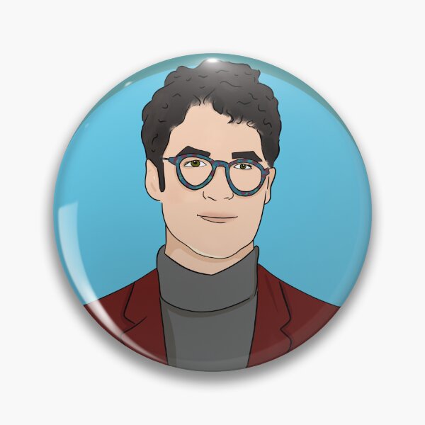 Item preview, Darren Criss With Glasses designed and sold by byebyesally.