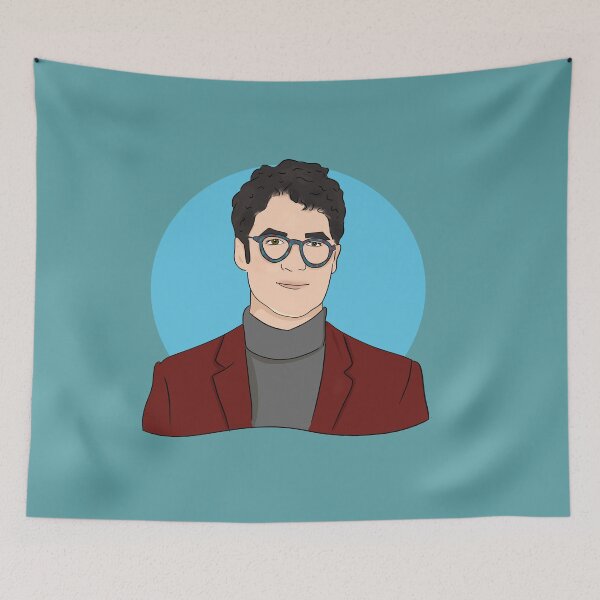 Item preview, Darren Criss With Glasses designed and sold by byebyesally.