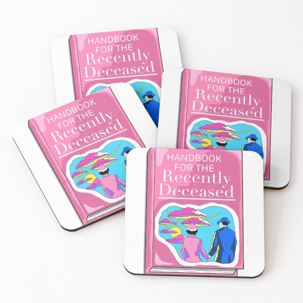 Item preview, Handbook for recently deceased pink sticker designed and sold by Madison Creates.