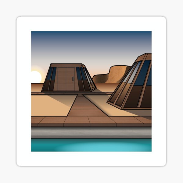 Desert Resort Sticker