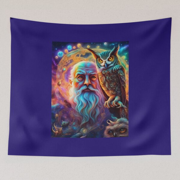 Item preview, Endor The Wizard - Cosmic designed and sold by Patricia Howitt.