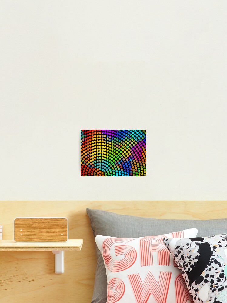 Thumbnail 2 of 3, Photographic Print, Multi Color Abstract Pattern II designed and sold by RickyBarnard.