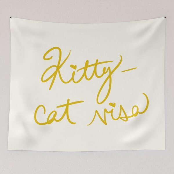 Item preview, Kitty-cat Visa designed and sold by abeink.