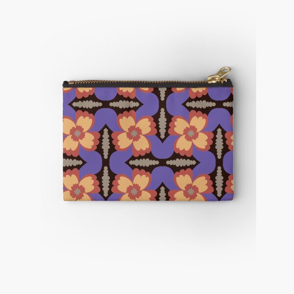 Item preview, Four large flowers, purple, red, yellow and brown designed and sold by naomibroudo.