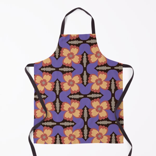 Item preview, Four large flowers, purple, red, yellow and brown designed and sold by naomibroudo.