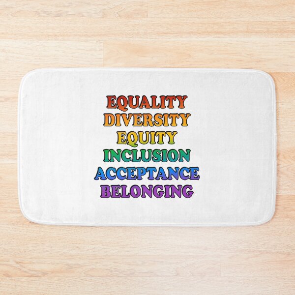 Item preview, Equality Diversity Equity Inclusion  Acceptance Belonging - pride values designed and sold by Inspirationmotivation.