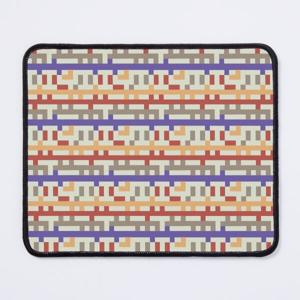 Item preview, Digital pattern weave 2, purple, red, yellow and cream designed and sold by naomibroudo.