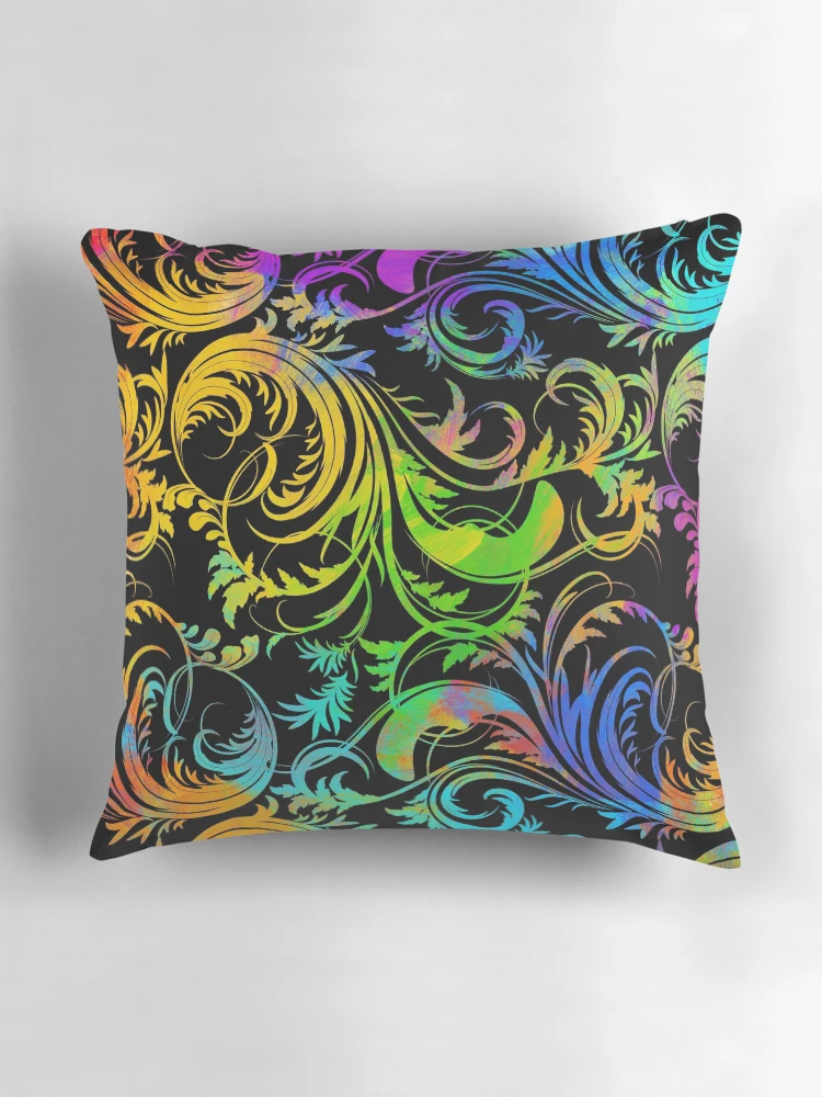 Thumbnail 3 of 4, Pillow, Multi Color Abstract Pattern III designed and sold by RickyBarnard.
