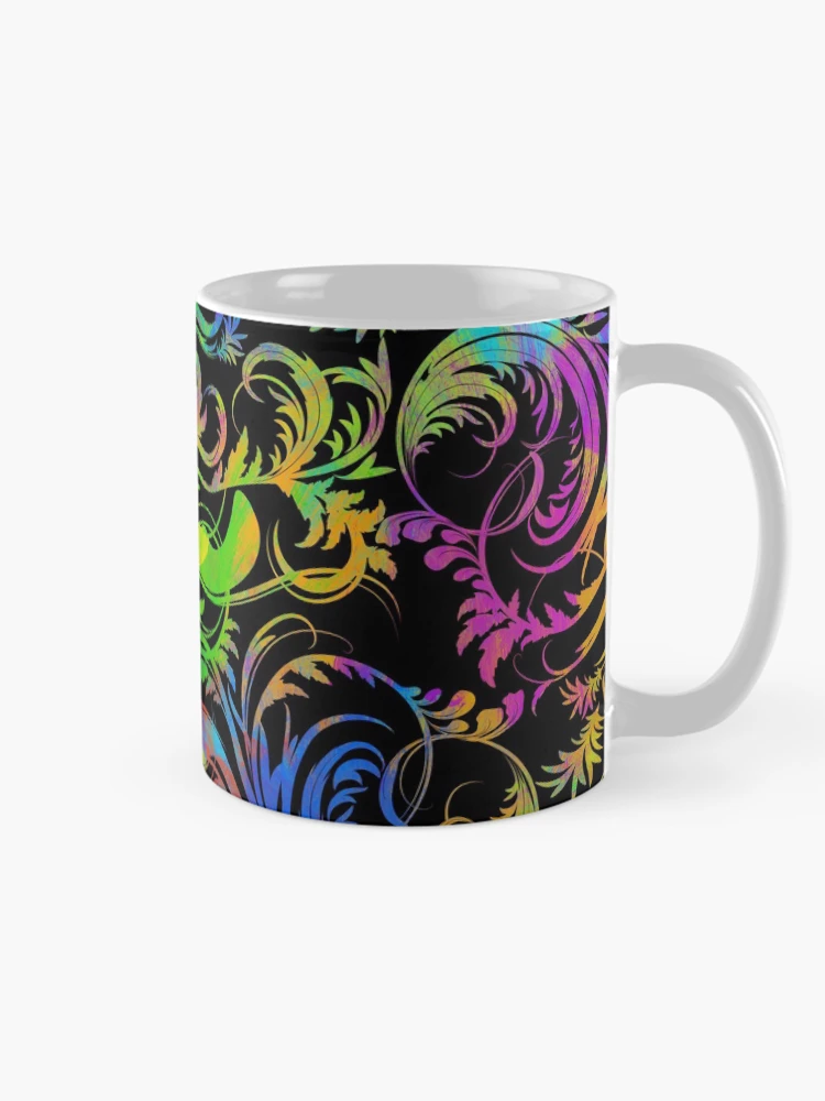 Thumbnail 3 of 6, Coffee Mug, Multi Color Abstract Pattern III designed and sold by RickyBarnard.