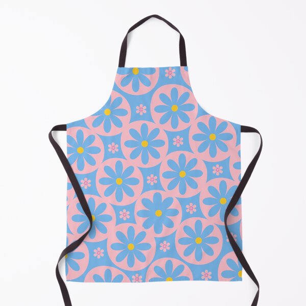 Artikelvorschau, Babyblaues und rosa Blumenmuster entworfen und verkauft von LMStudioDesigns.
