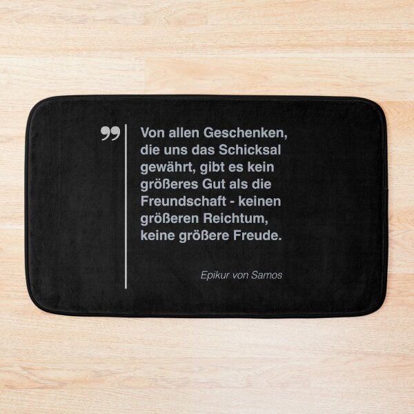 Item preview, Epikur von Samos Zitat über freundschaft auf deutsch designed and sold by CMYKStudio.