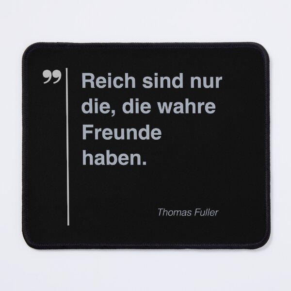 Item preview, Thomas Fuller Zitat über freundschaft auf deutsch designed and sold by CMYKStudio.