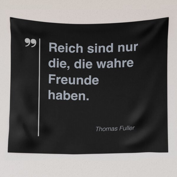 Item preview, Thomas Fuller Zitat über freundschaft auf deutsch designed and sold by CMYKStudio.