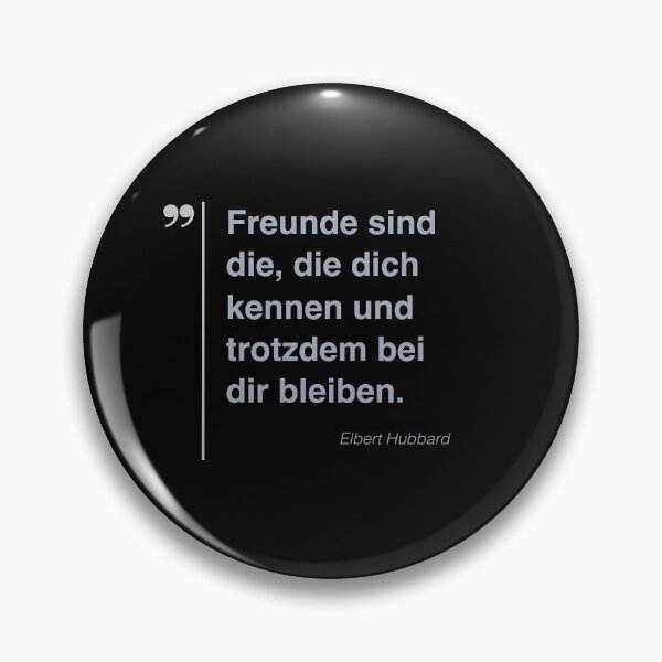 Item preview, Elbert Hubbard Zitat über freundschaft auf deutsch designed and sold by CMYKStudio.
