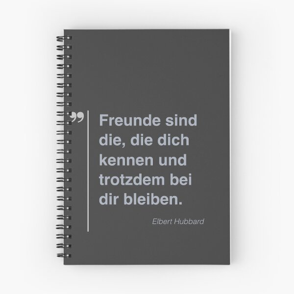 Artikelvorschau, Elbert Hubbard Zitat über Freundschaft auf Deutsch entworfen und verkauft von CMYKStudio.