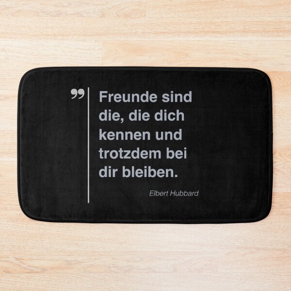 Item preview, Elbert Hubbard Zitat über freundschaft auf deutsch designed and sold by CMYKStudio.