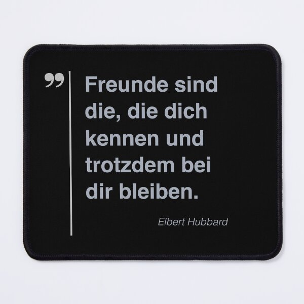 Item preview, Elbert Hubbard Zitat über freundschaft auf deutsch designed and sold by CMYKStudio.