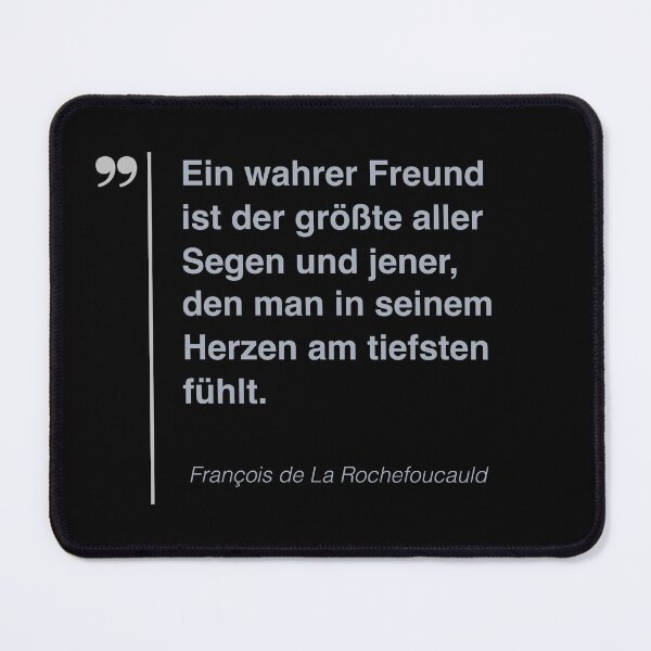 Item preview, François de La Rochefoucauld Zitat über freundschaft auf deutsch designed and sold by CMYKStudio.