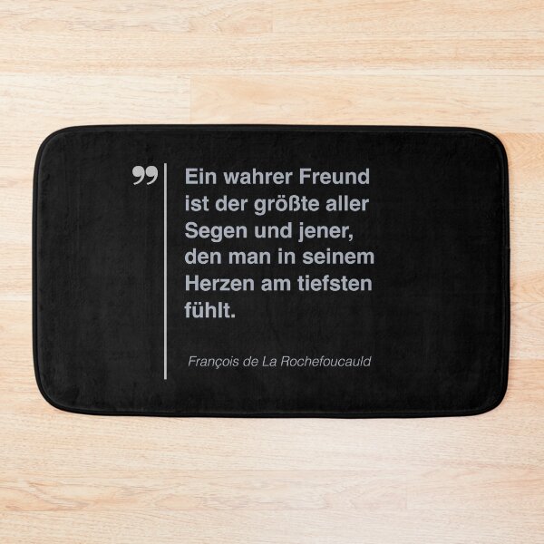 Item preview, François de La Rochefoucauld Zitat über freundschaft auf deutsch designed and sold by CMYKStudio.