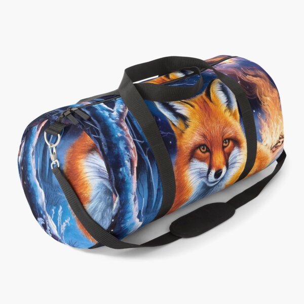 Item preview, Fox Portrait. Winter fox, snowy fox, vintage fox, fox painting, Hieronymus Bosch style designed and sold by FoxVibes.