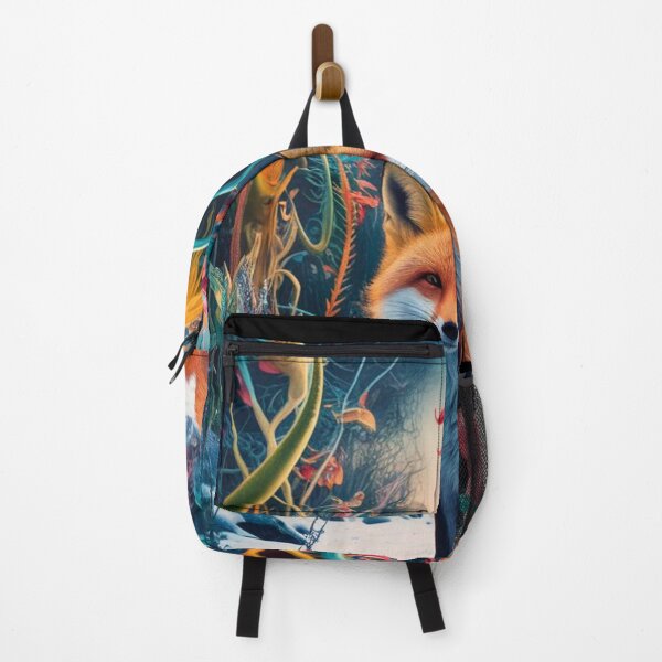 Artikelvorschau, Fuchs-Portrait. Winterfuchs, Schneefuchs, Vintage-Fuchs, Fuchs-Malerei, Hieronymus Bosch-Stil entworfen und verkauft von FoxVibes.