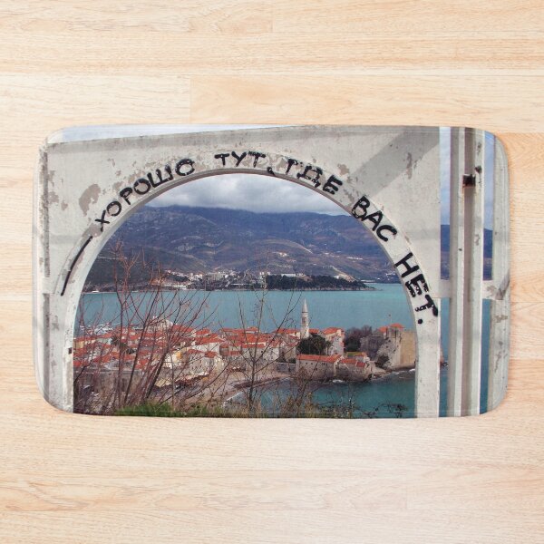 Item preview, Breathtaking View from Local Mountain Overlooking Budva Coast - Photo by Branaghbel designed and sold by branaghbel.