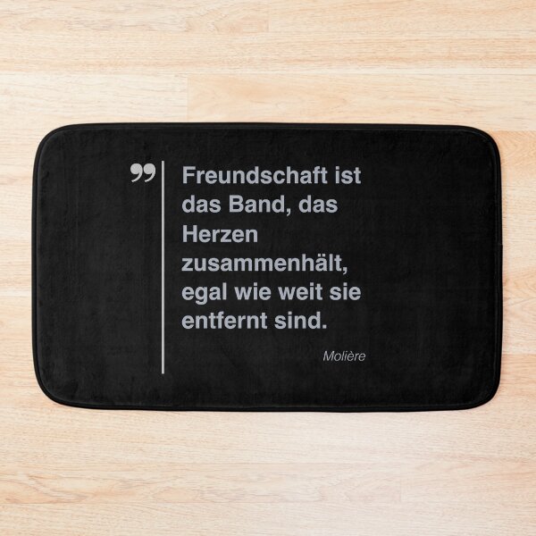 Item preview, Molière  Zitat über freundschaft auf deutsch designed and sold by CMYKStudio.