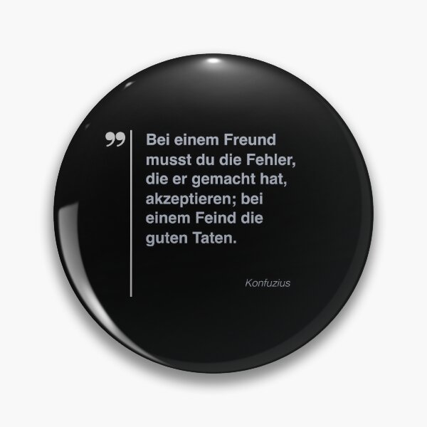 Artikelvorschau, Konfuzius Zitat über Freundschaft auf Deutsch entworfen und verkauft von CMYKStudio.